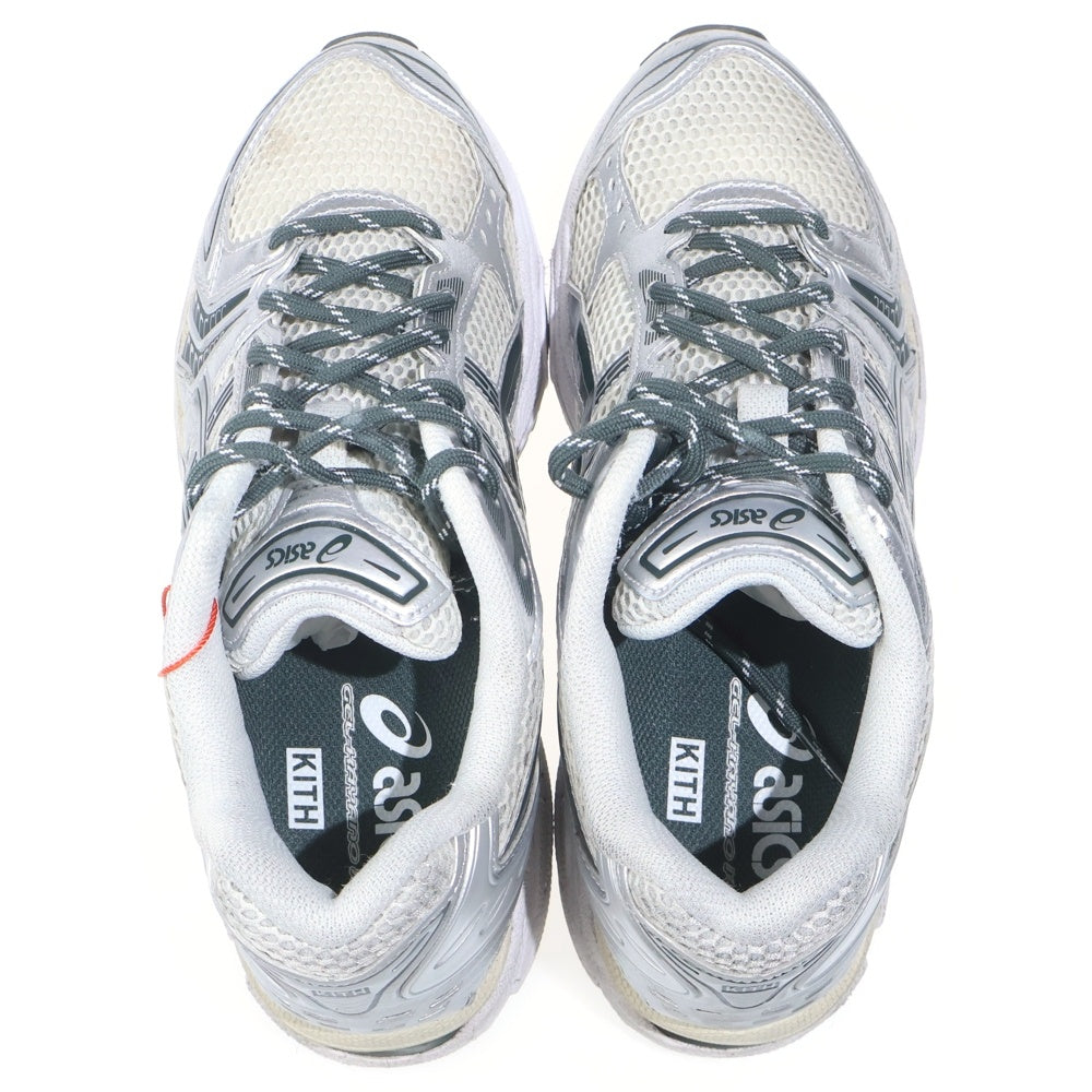 ASICS(アシックス) ×KITH Vintage Tech GEL-KAYANO14 キス ヴィンテージテック ゲルカヤノ14 ローカットスニーカー グレー US7.5/25.5cm 1203A566-100