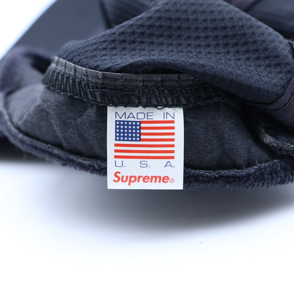 SUPREME(シュプリーム) 18SS Nylon Pique Camp Cap ナイロン ピケ キャンプ キャップ 帽子 ブラック