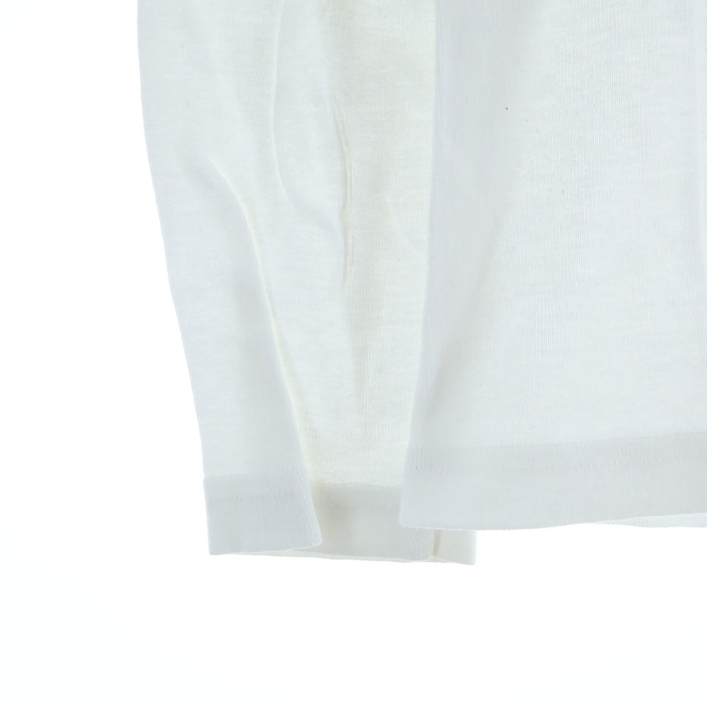 CHROME HEARTS(クロムハーツ) グンゼ コットン 長袖 無地 Tシャツ カットソー ホワイト
