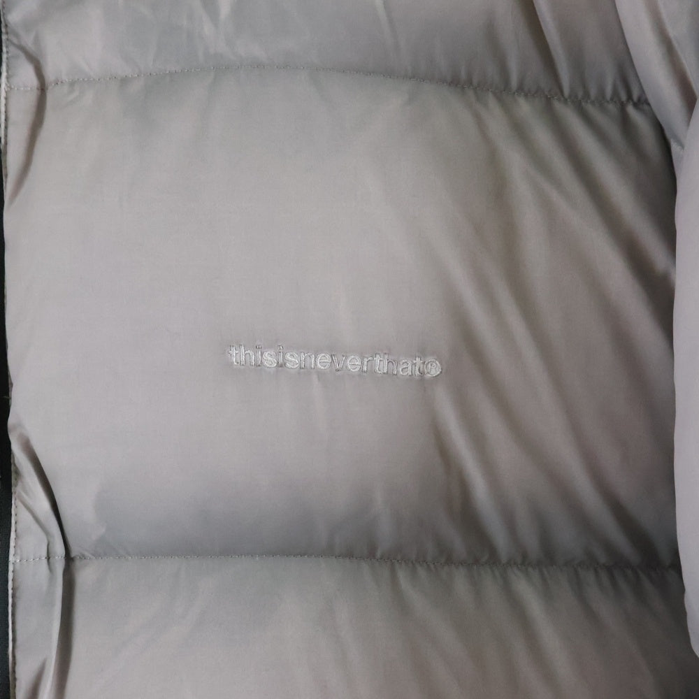 THISISNEVERTHAT(ディスイズネバーザット) PERTEX Overdyed T Down Jacket パーテックス オーバーダイ T ダウン ジャケット グレー TN253OOWHS03