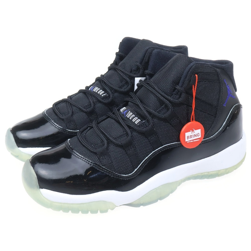 NIKE(ナイキ) AIR JORDAN11 RETRO GS SPACE JAM エアジョーダン11 スペースジャム ミッドカットスニーカー ブラック US7Y/25cm 378038-003