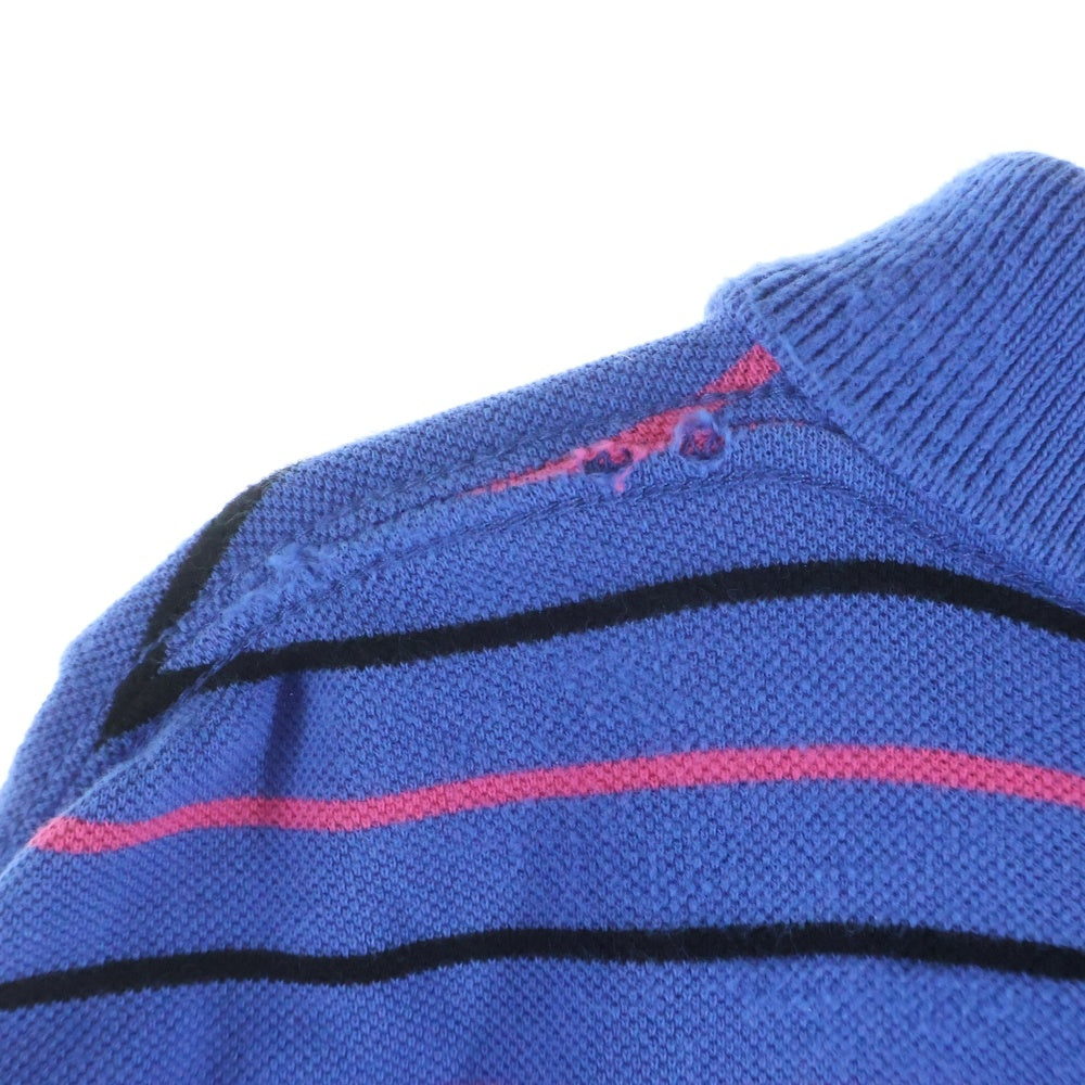 BALENCIAGA(バレンシアガ) 25SS Laurel Classic Polo ローレル クラシック ポロシャツ 半袖シャツ ブルー 828531 TSVF7