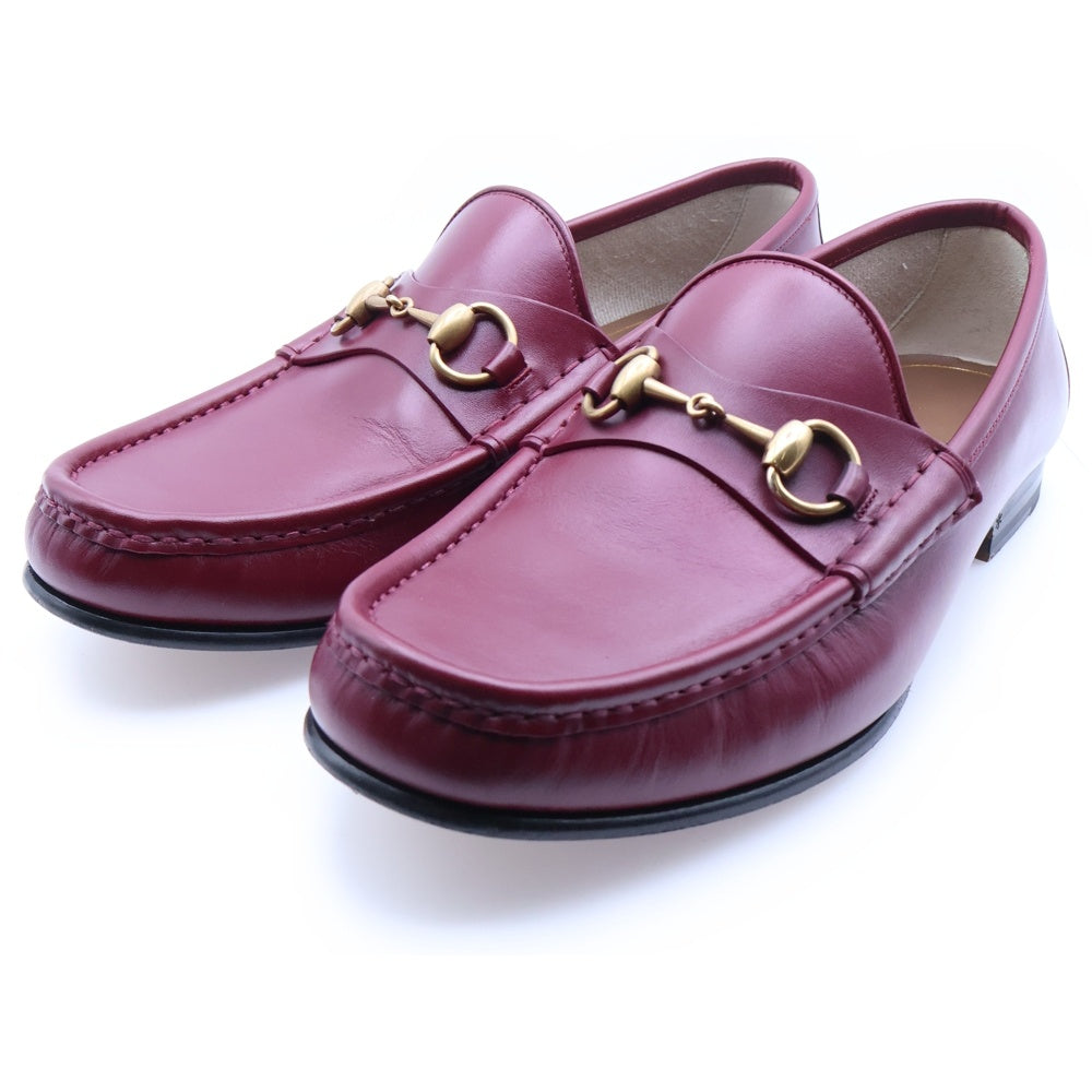 GUCCI(グッチ) ホースビット 1953 レザーローファー 革靴 バーガンディ