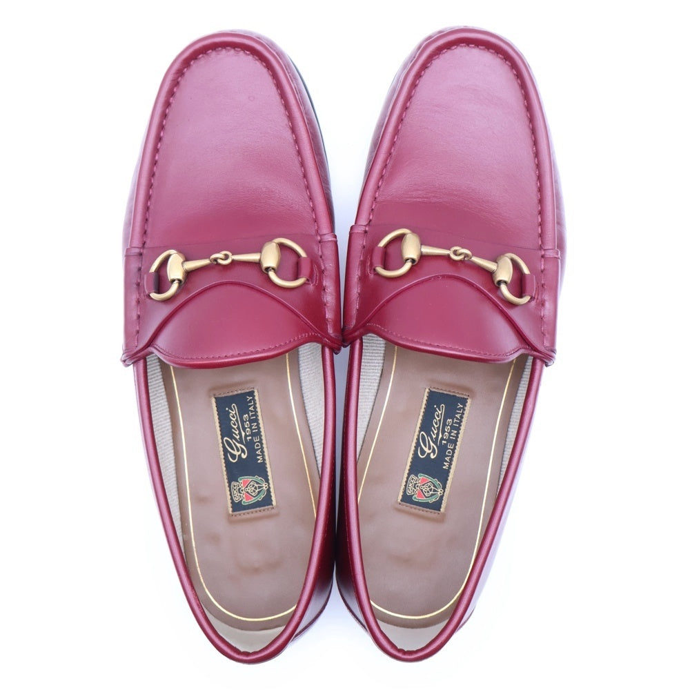 GUCCI(グッチ) ホースビット 1953 レザーローファー 革靴 バーガンディ