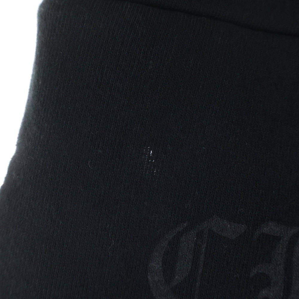 CHROME HEARTS(クロムハーツ) SWTSHRT PANTS フロントスクロールラベル サイドロゴ プリント スウェットパンツ ブラック