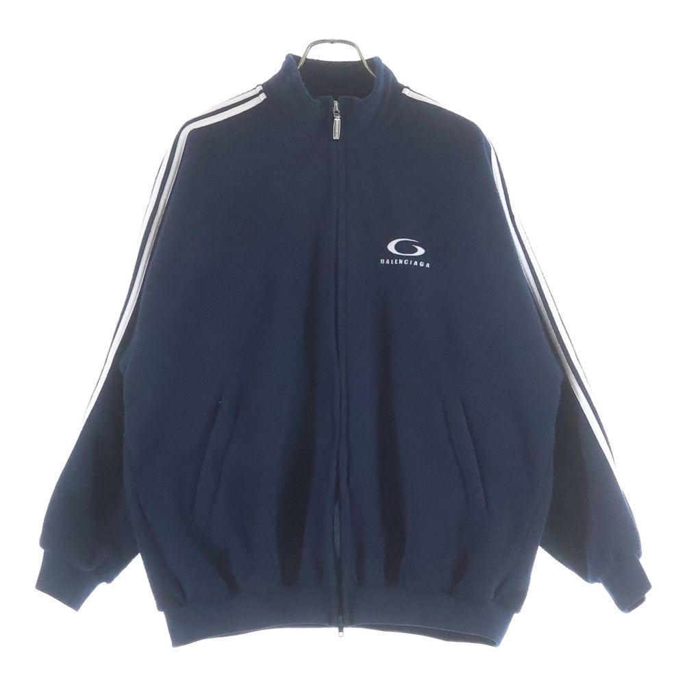 BALENCIAGA(バレンシアガ) 25AW Zip Up Boa Jacket ジップアップ ボアジャケット ネイビー 829406 TRVJ9