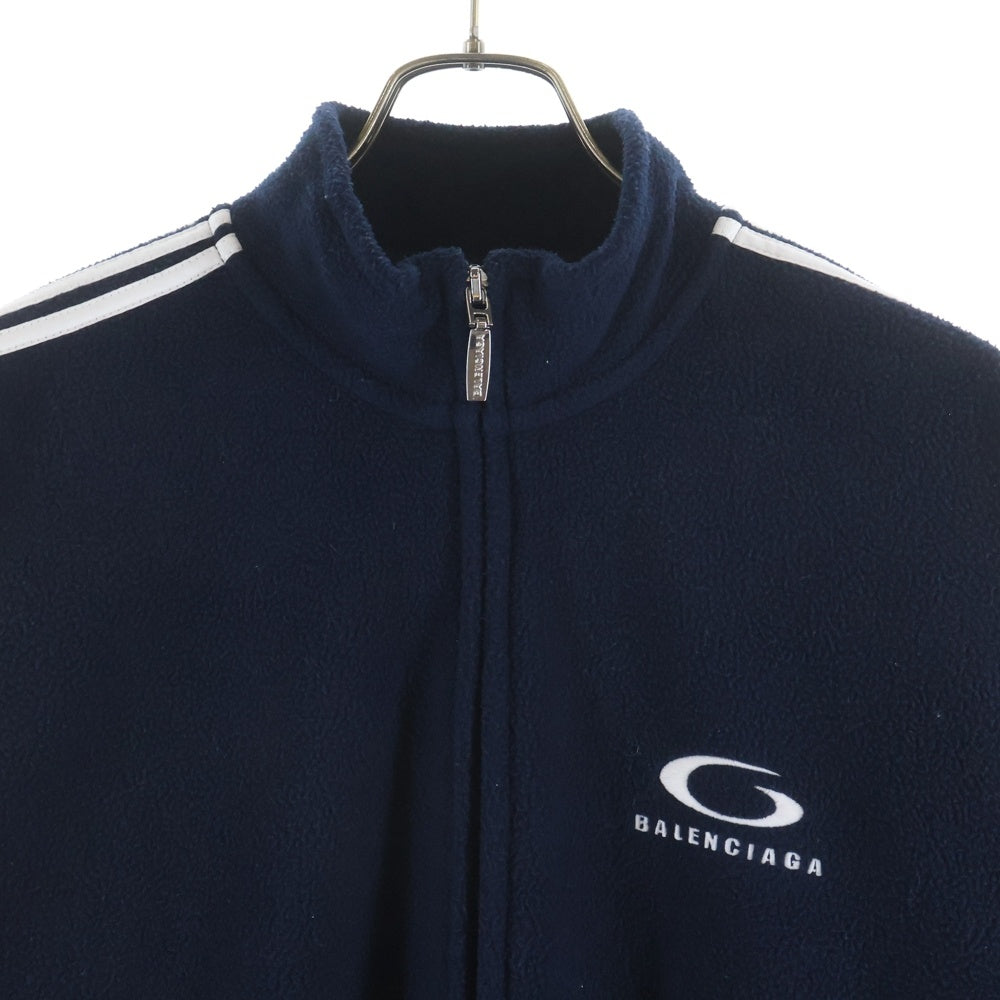 BALENCIAGA(バレンシアガ) 25AW Zip Up Boa Jacket ジップアップ ボアジャケット ネイビー 829406 TRVJ9