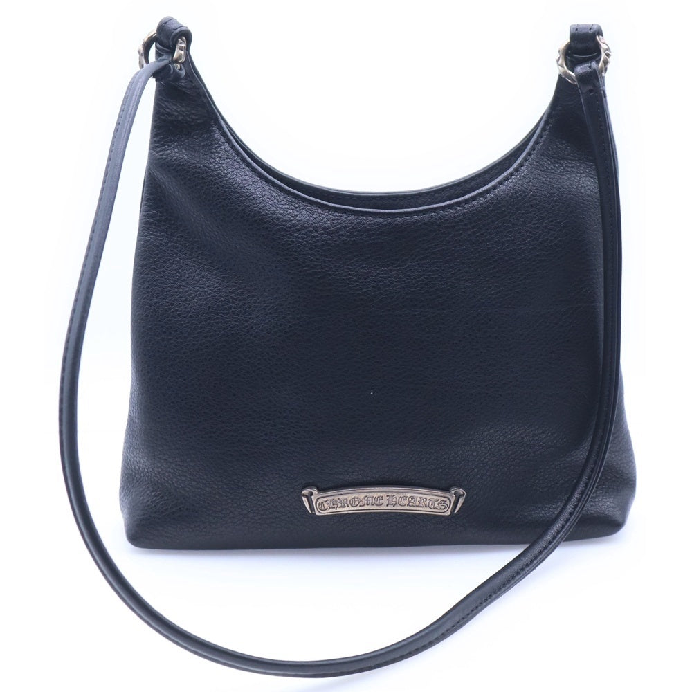 CHROME HEARTS(クロムハーツ) VIV DAGGER ダガー レザーショルダーバッグ ブラック レディース