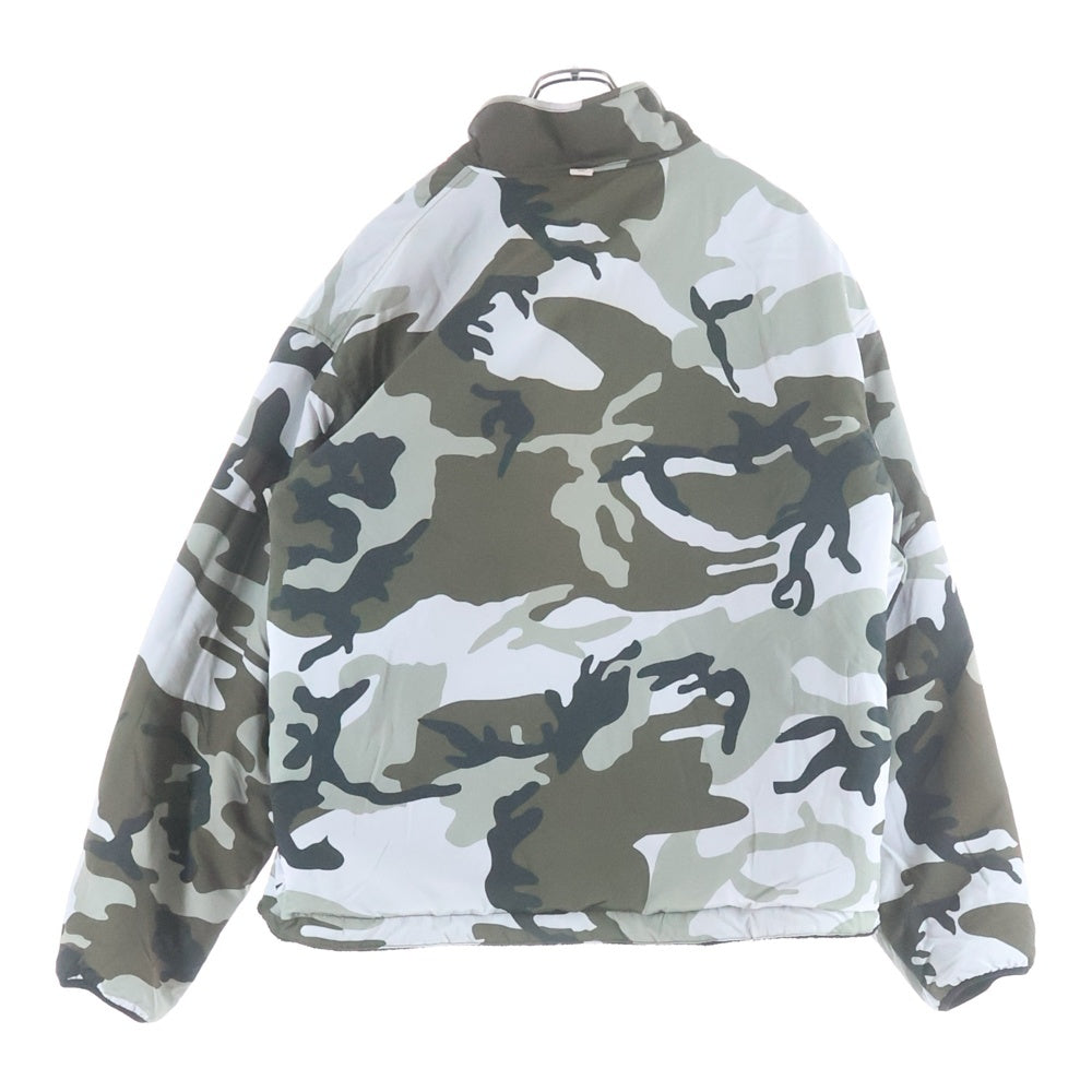 SUPREME(シュプリーム) 25AW Polartec Shearling Reversible Pullover ポーラテック シアリング カモフラージュ 迷彩 ハーフジップリバーシブルフリースジャケット ナイロンジャケット