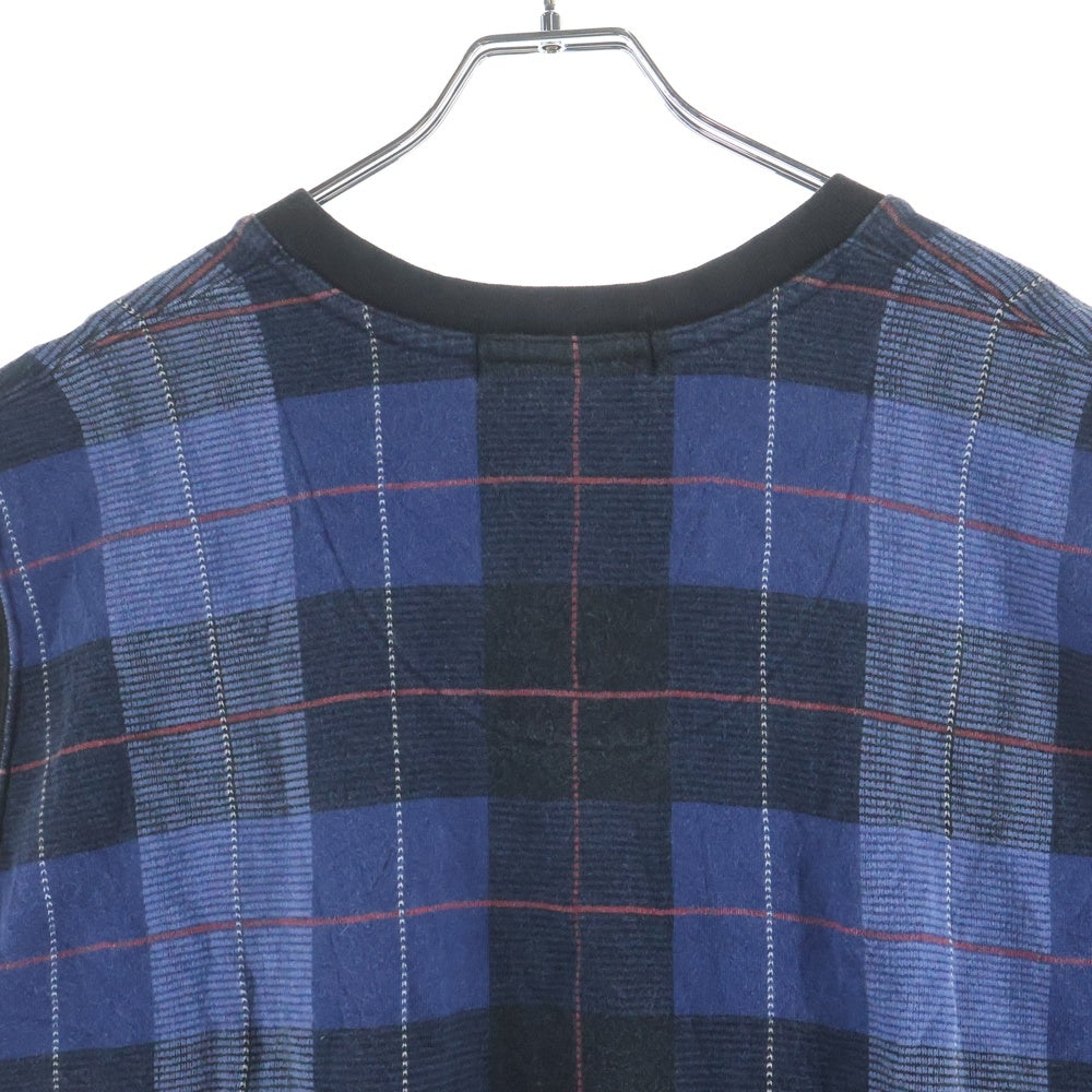 Polo GOLF Ralph Lauren(ポロゴルフラルフローレン) 90S Check Vest ロゴ刺繍 チェックベスト ブルー