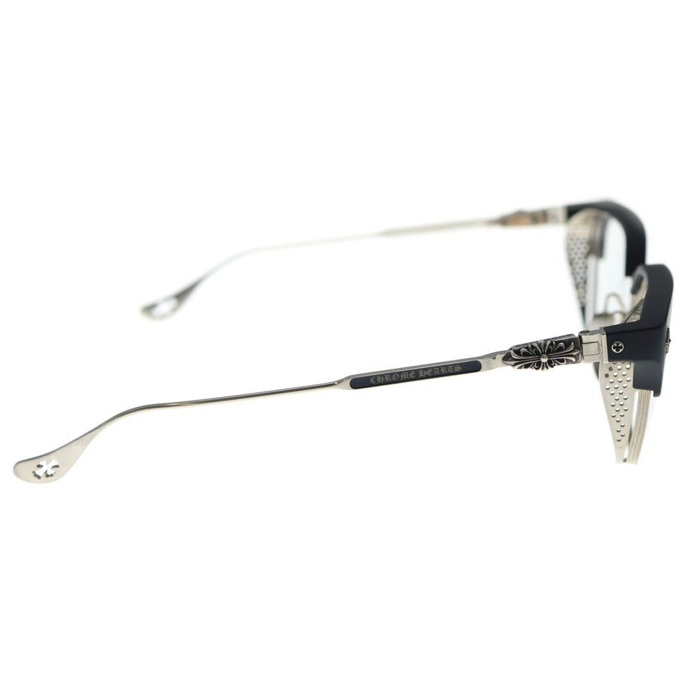 CHROME HEARTS(クロムハーツ) LGMA ウェリントンサングラス 眼鏡 アイウェア ブラック/シルバー