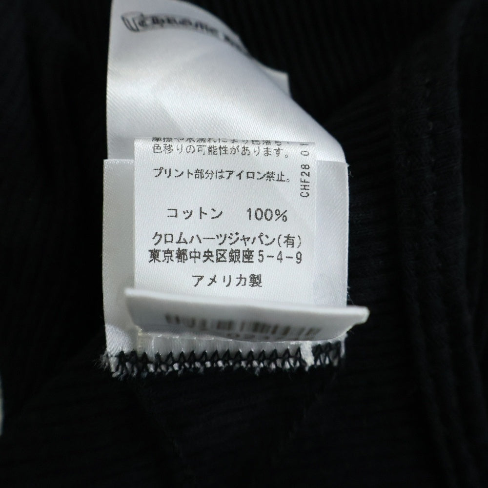 CHROME HEARTS(クロムハーツ) RIB TANK T BAR タンクトップ ノースリーブシャツ ブラック