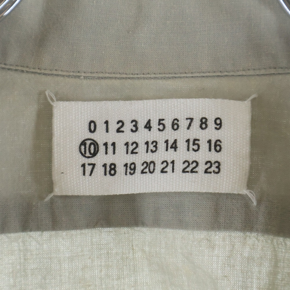 Maison Margiela(メゾンマルジェラ) 02SS Cotton L/S Shirt 長袖シャツ グレー