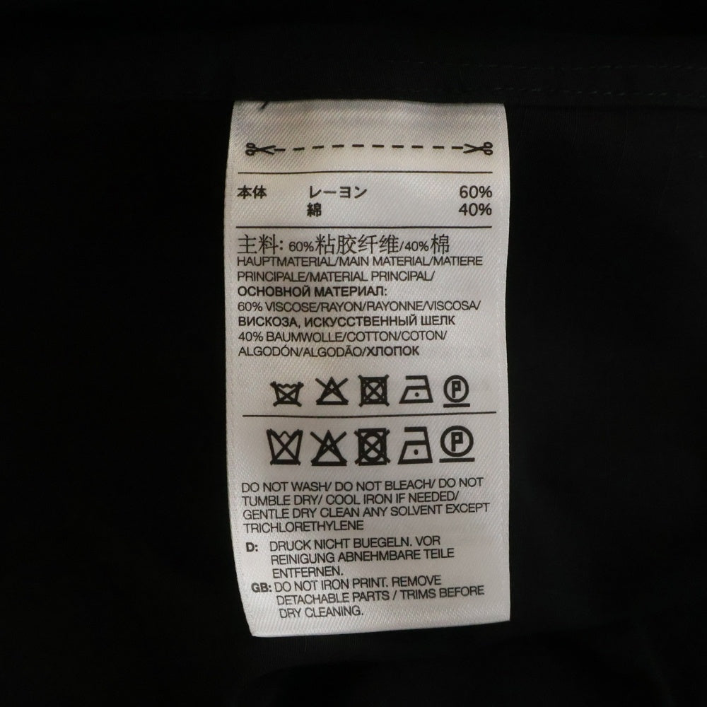 Y-3(ワイスリー) CLASSIC LIGHT RIPSTOP OVERSHIRT クラシックライト リップストップ オーバーシャツ 長袖シャツ ブラック GV4224