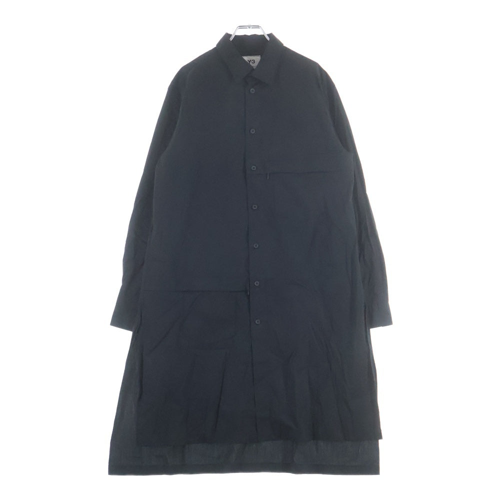 Y-3(ワイスリー) M CLASSIC LONG SHIRT 長袖シャツ ブラック GV4218