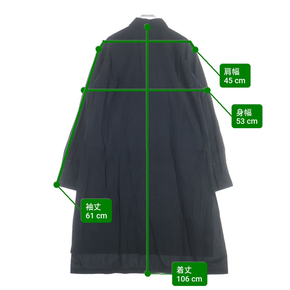 Y-3(ワイスリー) M CLASSIC LONG SHIRT 長袖シャツ ブラック GV4218