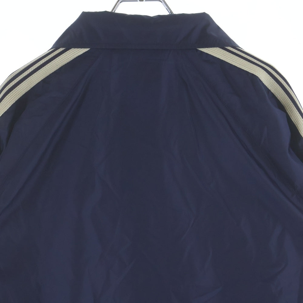 Needles(ニードルス) 25AW LHP別注 NYLON TRACK JACKET ロゴ刺繍 ナイロントラックジャケット ネイビー QV1599