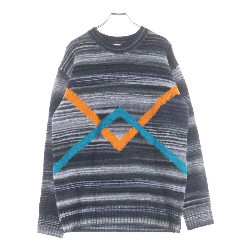LOEWE(ロエベ) 24AW Jacquard Design Sweater ジャカード デザイン ニットセーター グレー