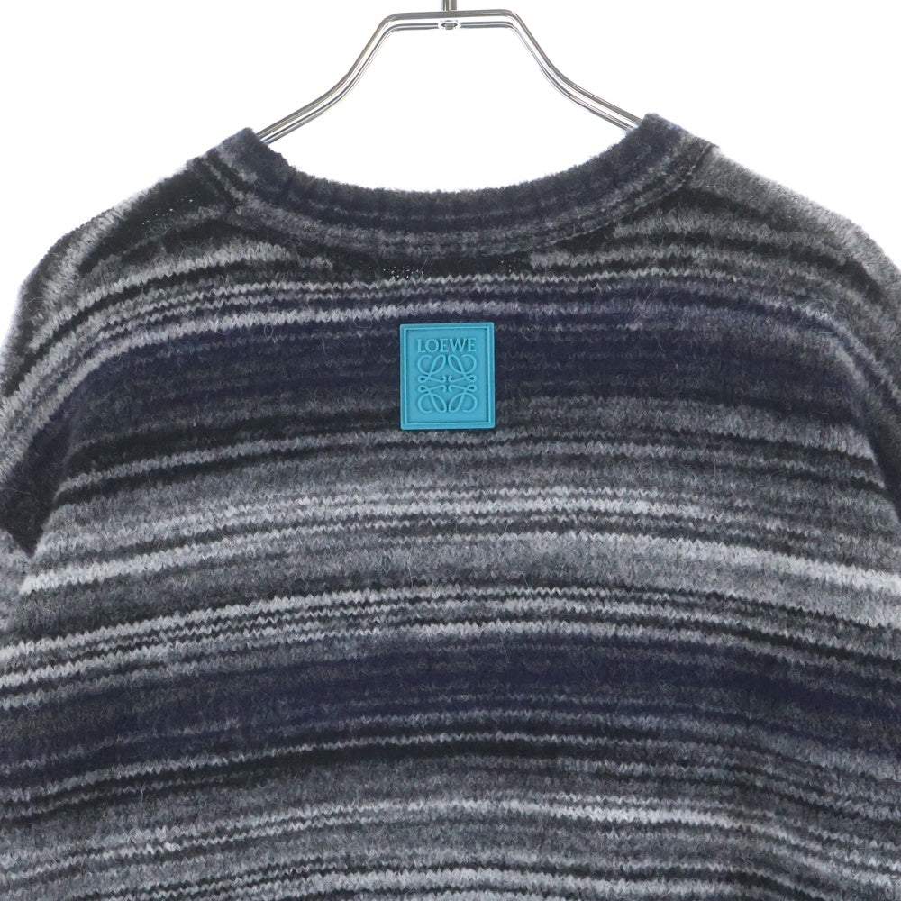 LOEWE(ロエベ) 24AW Jacquard Design Sweater ジャカード デザイン ニットセーター グレー