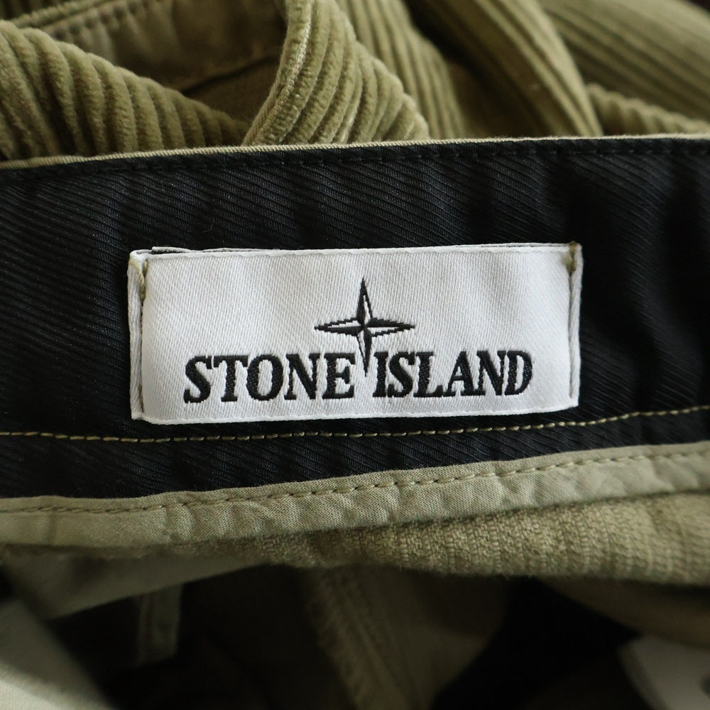 STONE ISLAND(ストーンアイランド) Corduroy Cargo Pants コーデュロイ カーゴパンツ カーキ 811532604