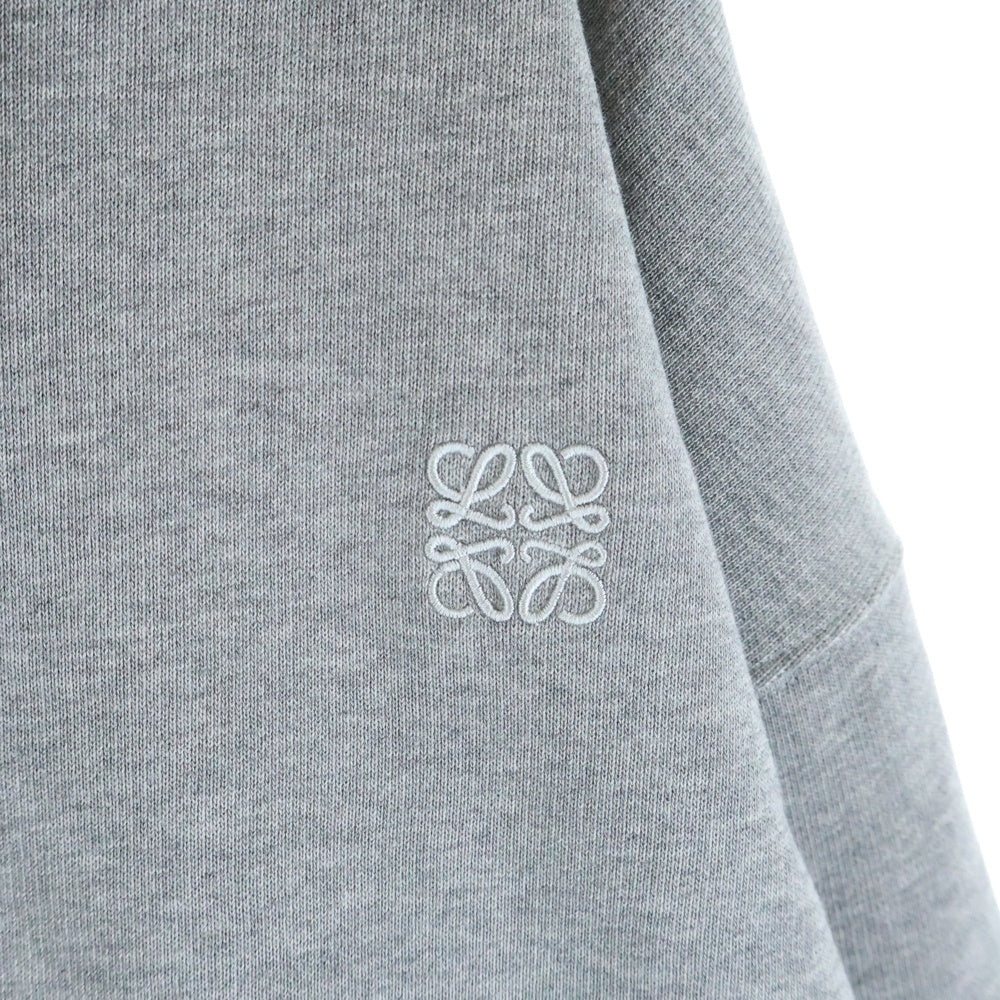 LOEWE(ロエベ) 25SS Relaxed fit hoodie リラックスフィット コットン フーディー グレー H526Y25X53