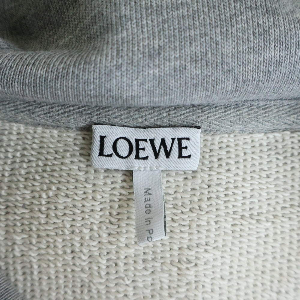 LOEWE(ロエベ) 25SS Relaxed fit hoodie リラックスフィット コットン フーディー グレー H526Y25X53