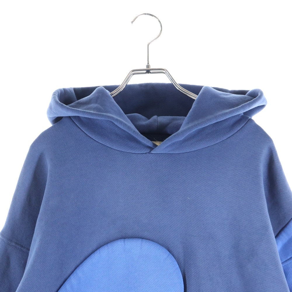 ERL(イーアールエル) SWIRL HOODIE プルオーバースウェットパーカー ブルー ERL09