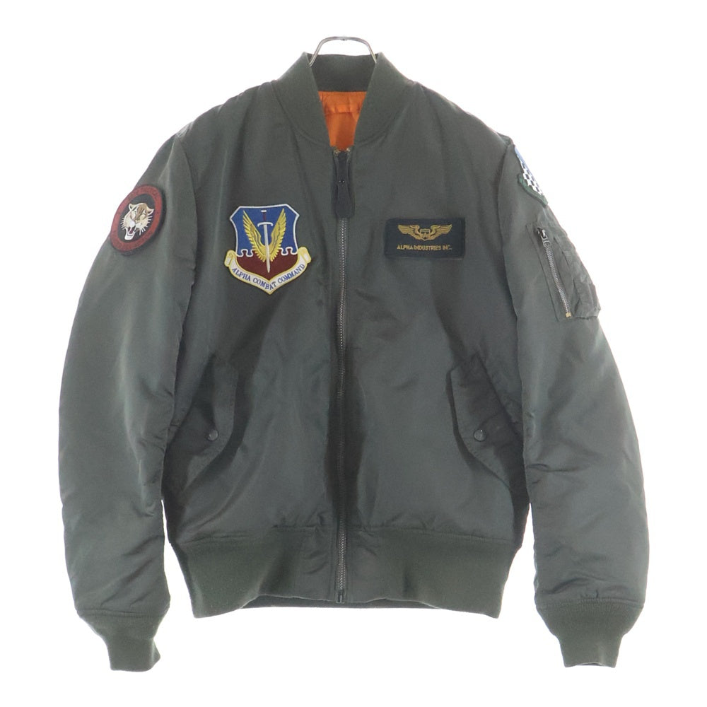 ALPHA INDUSTRIES(アルファ インダストリーズ) MA1 Flight Jacket エムエーワンフライトジャケット カーキ MIL-J-82790J