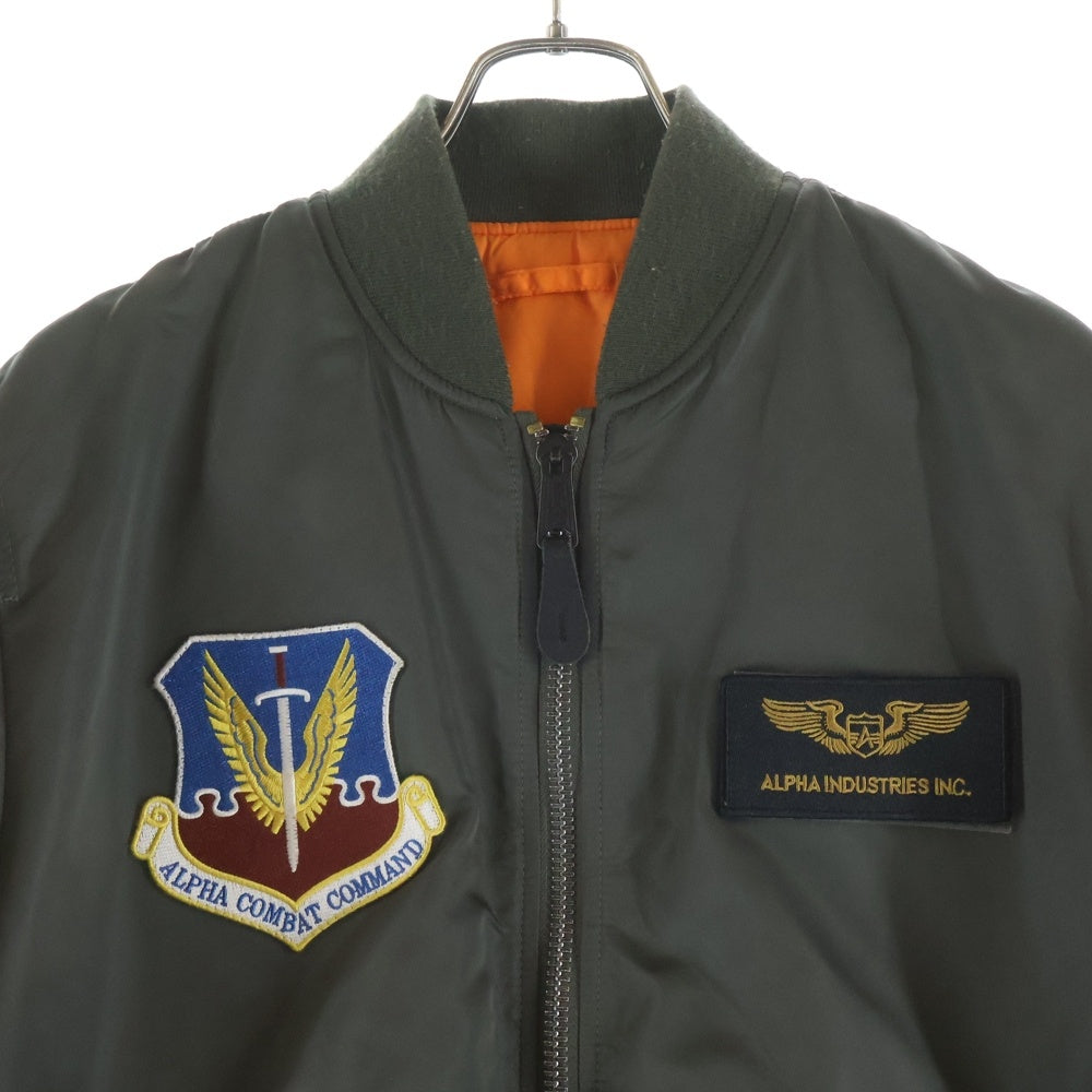 ALPHA INDUSTRIES(アルファ インダストリーズ) MA1 Flight Jacket エムエーワンフライトジャケット カーキ MIL-J-82790J