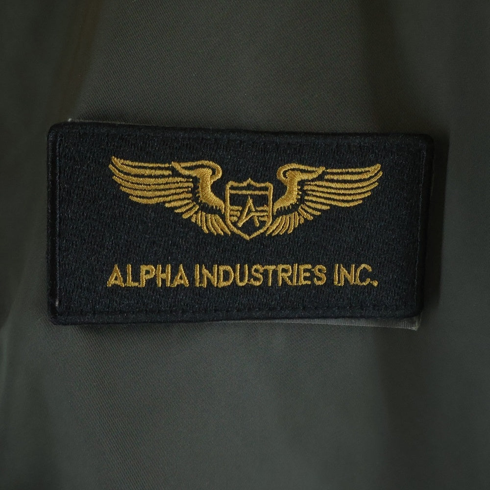 ALPHA INDUSTRIES(アルファ インダストリーズ) MA1 Flight Jacket エムエーワンフライトジャケット カーキ MIL-J-82790J