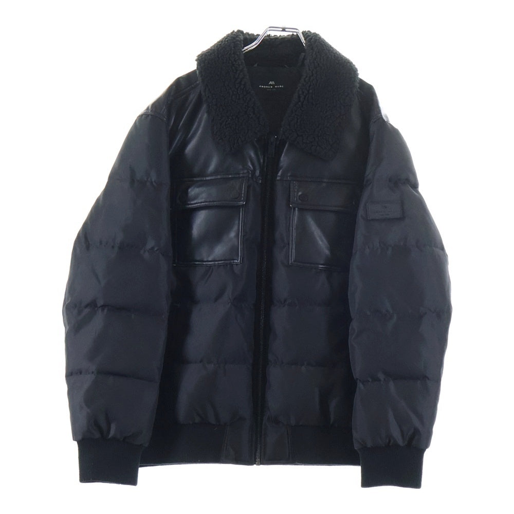 NO BRAND(ノーブランド) Andrew Marc Bomber Jacket アンドリューマーク ボンバージャケット ブラック