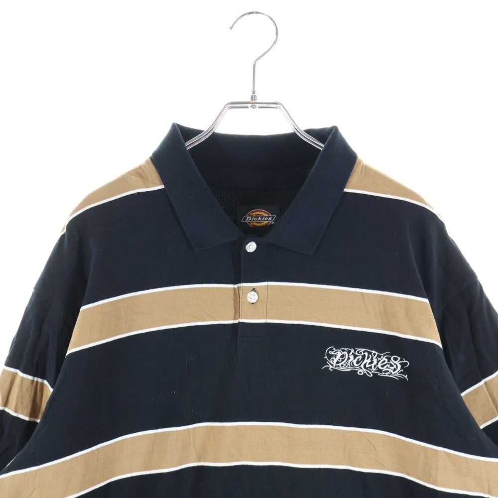 SUPREME(シュプリーム) 24AW Dickies Thermal Polo ディッキーズ サーマルレイヤード 長袖ポロシャツ ブラック