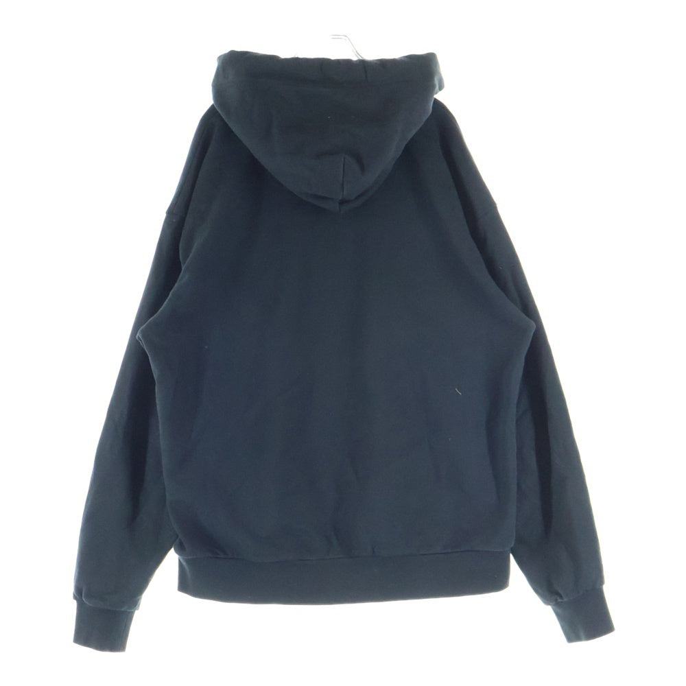 Feng Chen Wang(フェン チェン ワン) 3D FCW HOODIE フロントロゴ プルオーバースウェットパーカー フーディ ブラック FF12HOO410B