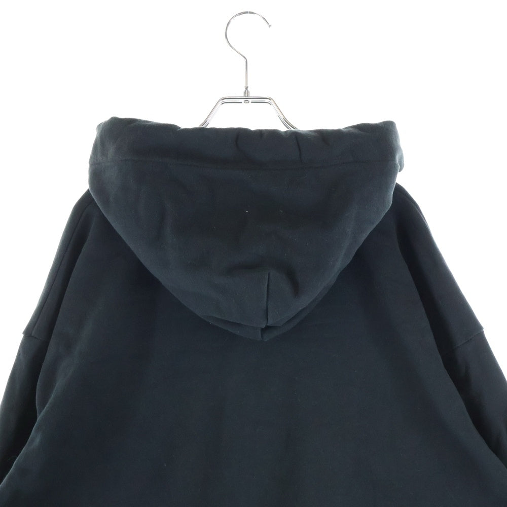 Feng Chen Wang(フェン チェン ワン) 3D FCW HOODIE フロントロゴ プルオーバースウェットパーカー フーディ ブラック FF12HOO410B