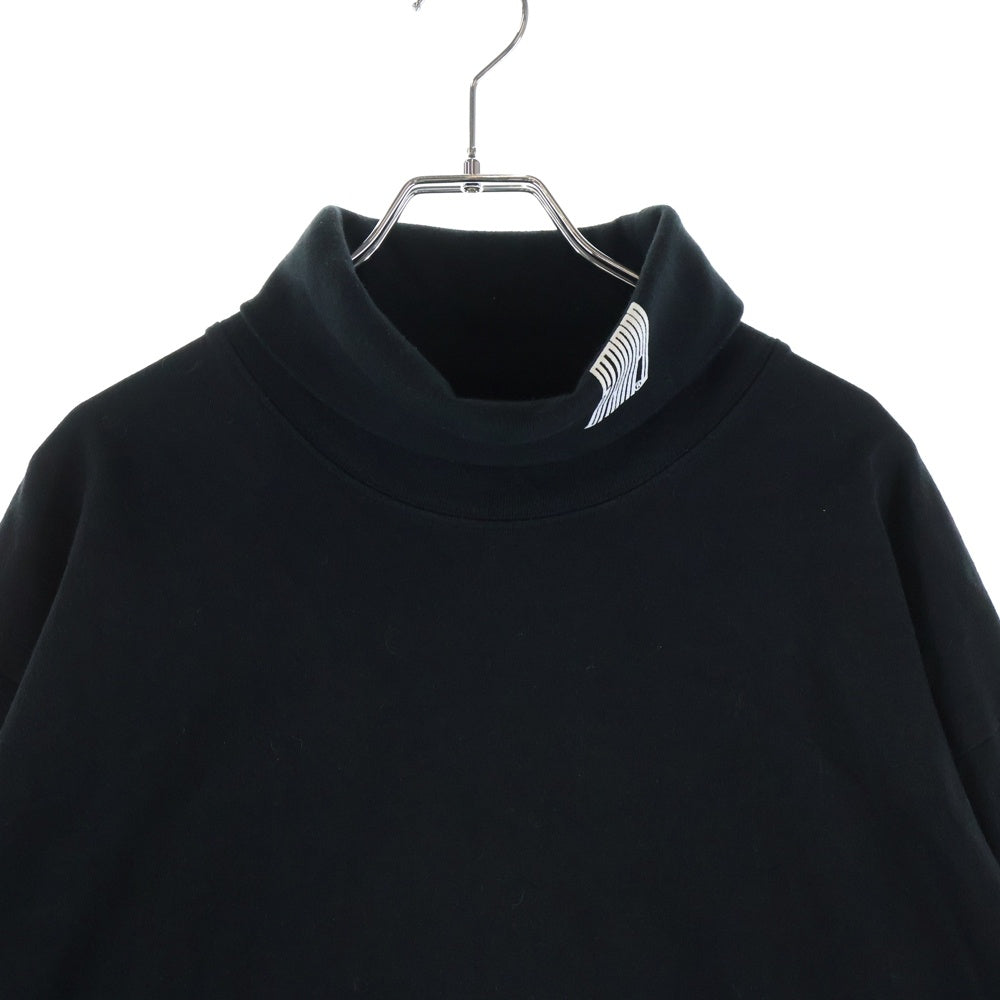 STAMPD(スタンプド) Neck Print Turtleneck Sweat ネックプリントタートルネックスウェット ブラック
