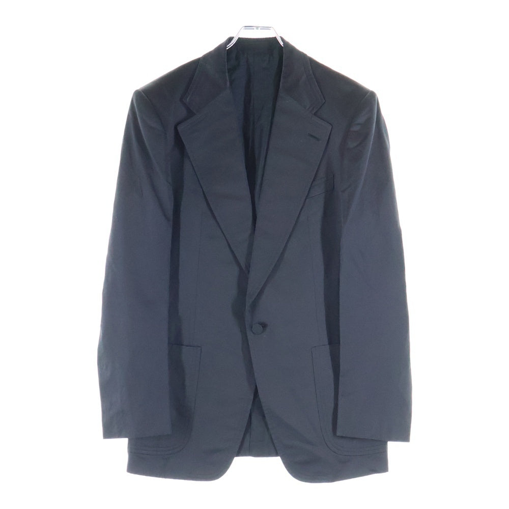 GUCCI(グッチ) トムフォード期 シルク混 シングル テーラードジャケット ブラック 113597 Z9177