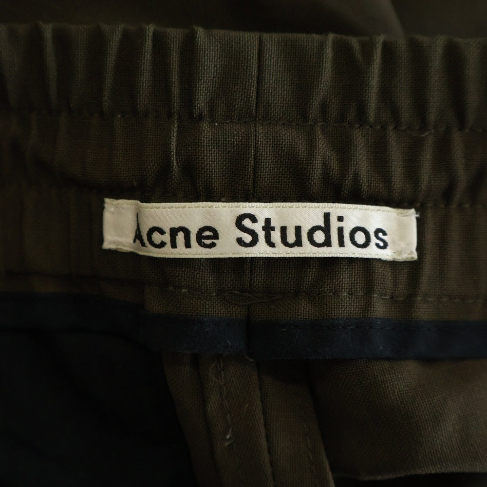 Acne Studios(アクネ ストゥディオズ) 18SS ウール スラックスパンツ カーキ 20C146-