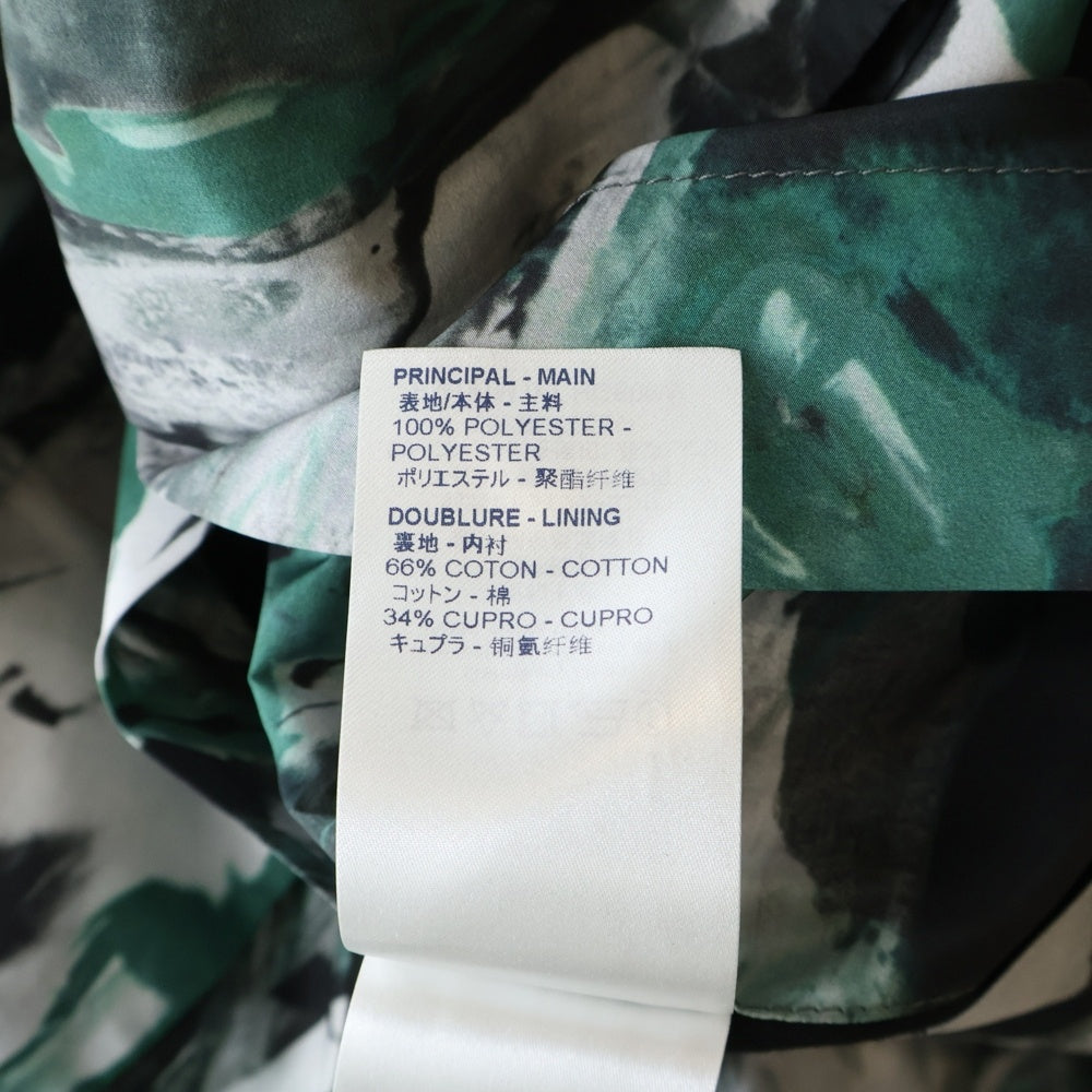 LOUIS VUITTON(ルイヴィトン) 19SS 総柄デザイン ナイロン ハーフジップジャケット グリーン RM191M JQL HGB09W