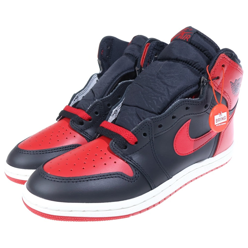 NIKE(ナイキ) AIR JORDAN 1 HIGH 85 エアジョーダン1 ハイ 85 ハイカットスニーカー ブラック/レッド US8/26.0cm HV6674-067