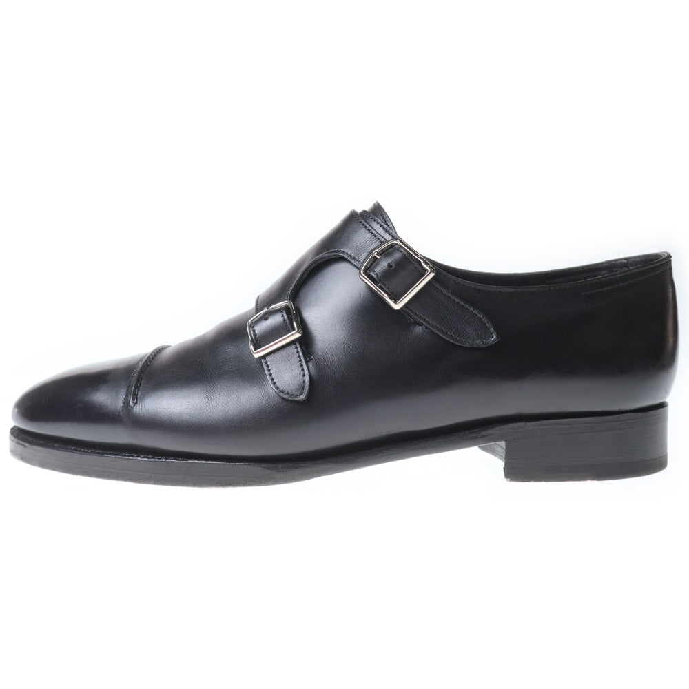 JOHN LOBB(ジョンロブ) 21イヤーモデル WILLIAM75 Double Buckle ウィリアム75 ダブルモンクストラップ レザー ドレスシューズ ブラック 248985