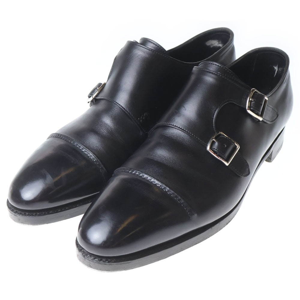 JOHN LOBB(ジョンロブ) 21イヤーモデル WILLIAM75 Double Buckle ウィリアム75 ダブルモンクストラップ レザー ドレスシューズ ブラック 248985