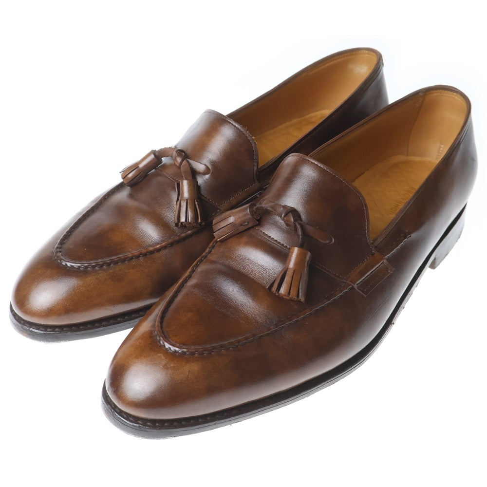 JOHN LOBB(ジョンロブ) Callington Museum Leather Tasselled Loafers カリントン ミュージアム レザー タッセル ローファー ドレスシューズ ブラウン 2468S2