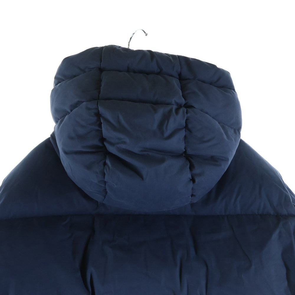 MONCLER(モンクレール) BOROSIRI ボロシリ ヴィンテージ加工 フード付きコットンフルジップダウンジャケット ネイビー 1209V4137405