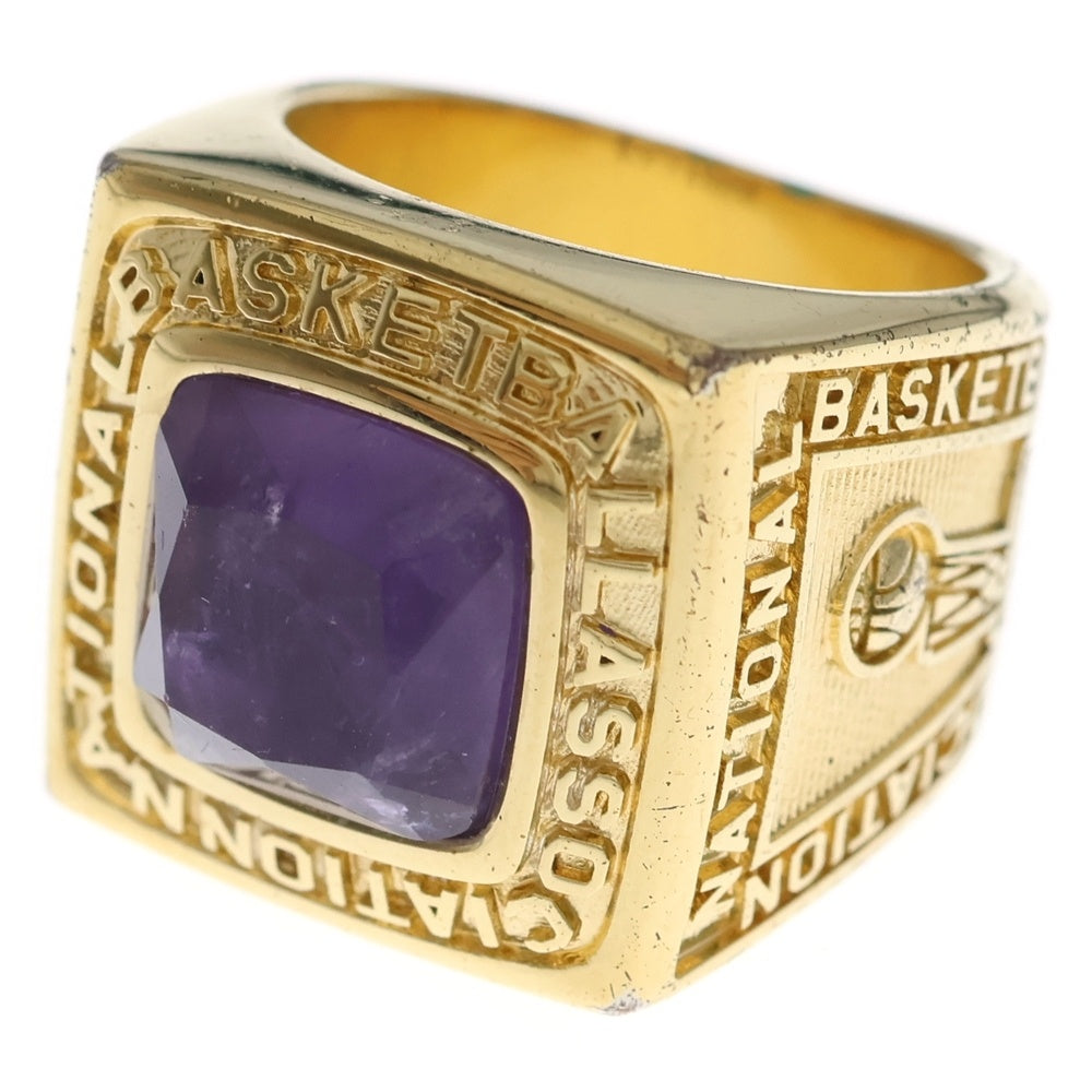 LOUIS VUITTON(ルイヴィトン) ×NBA パープルストーン リング ゴールド MP2864