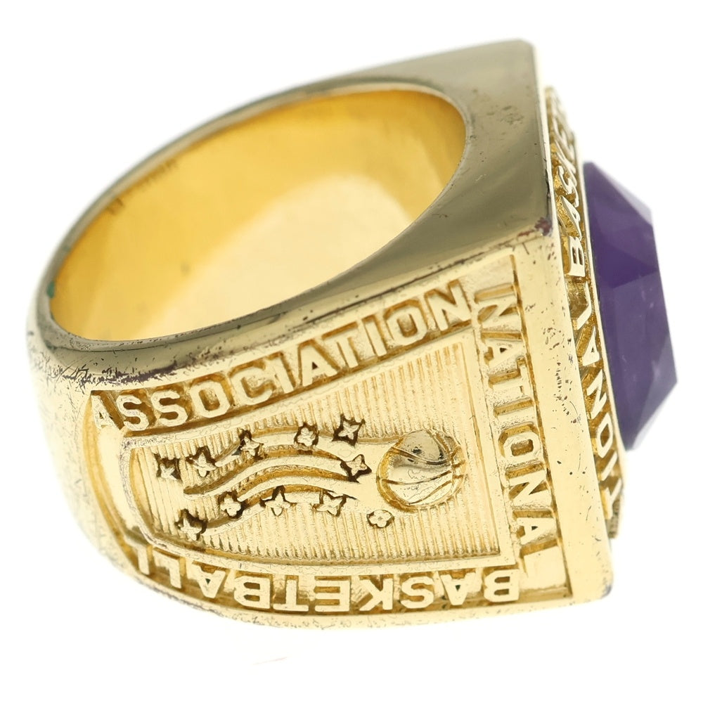 LOUIS VUITTON(ルイヴィトン) ×NBA パープルストーン リング ゴールド MP2864