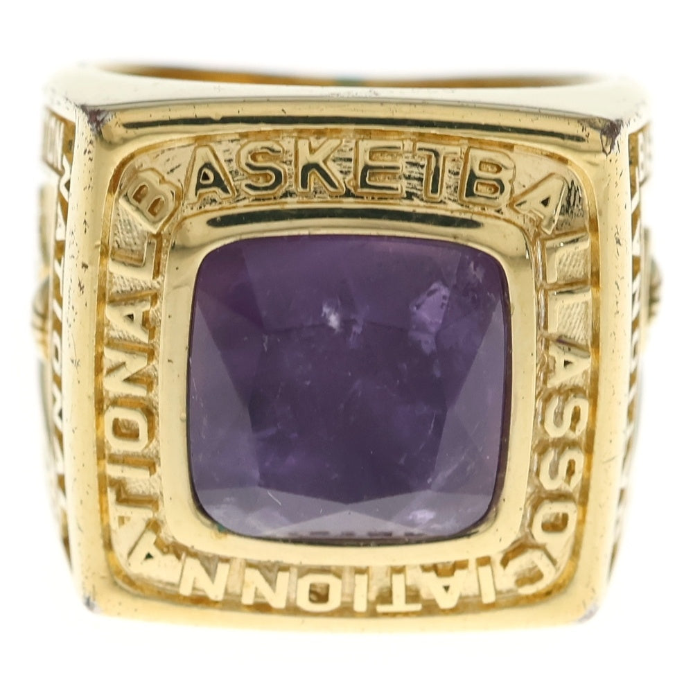 LOUIS VUITTON(ルイヴィトン) ×NBA パープルストーン リング ゴールド MP2864