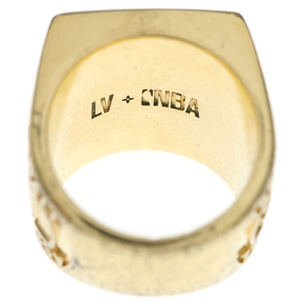 LOUIS VUITTON(ルイヴィトン) ×NBA パープルストーン リング ゴールド MP2864