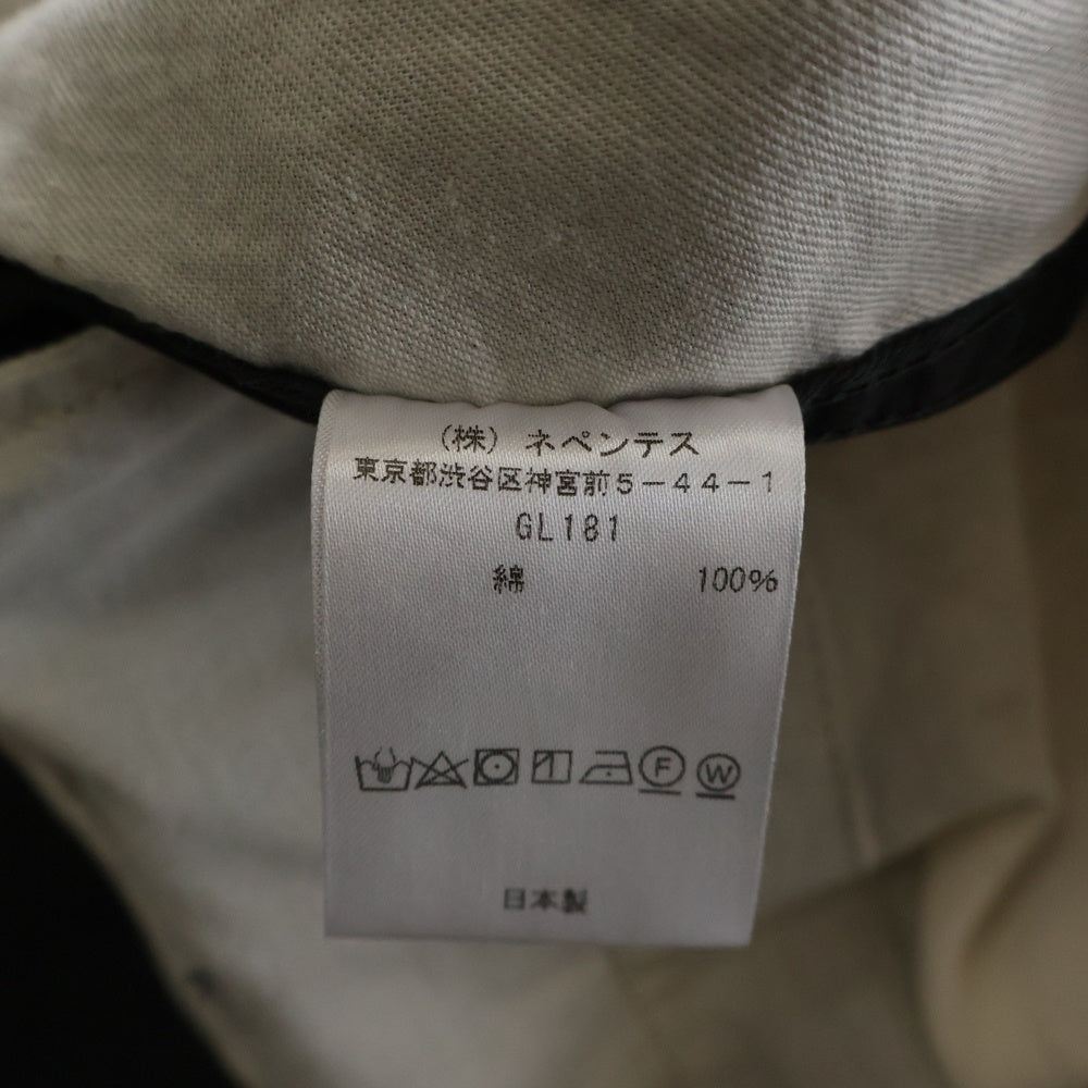 Needles(ニードルス) H.D. Pant Military ジップフライ ミリタリー ヒザデルパンツ チャコール