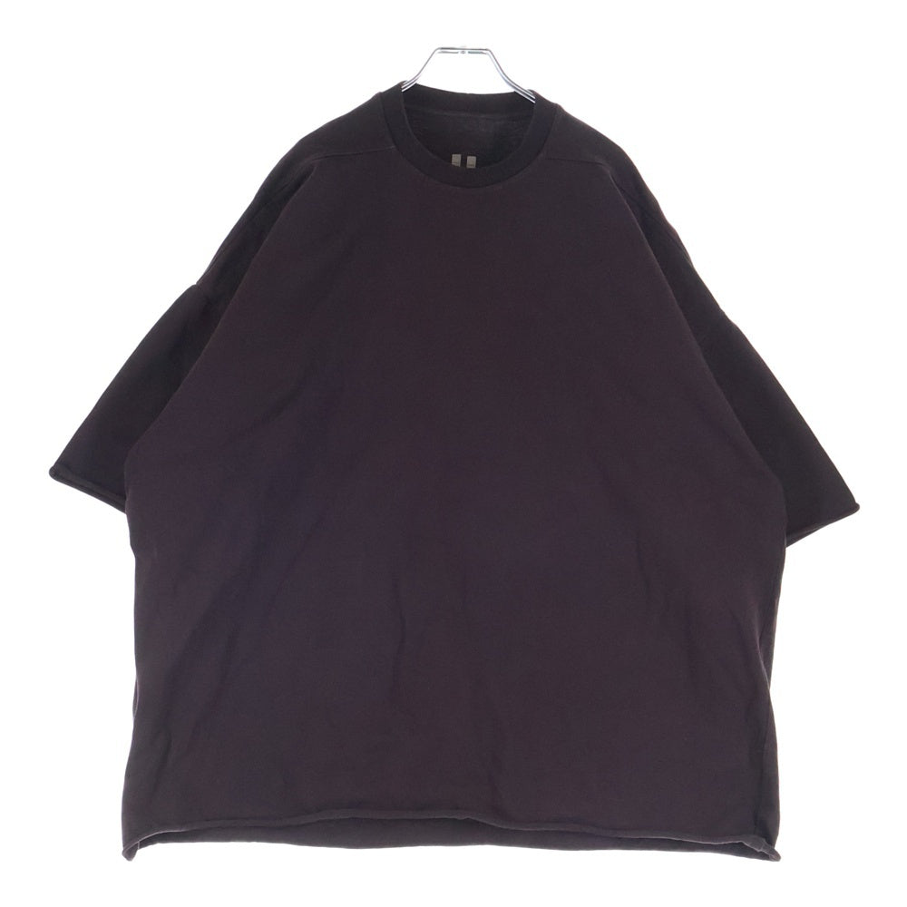 Rick Owens(リックオウエンス) 22SS Tommy Tee トミー オーバーサイズ半袖Tシャツ ブラウン RU01B1283-BA