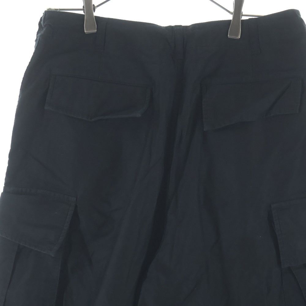 Needles(ニードルス) H.D. Pant ジップフライ カーゴ ヒザデルパンツ ブラック